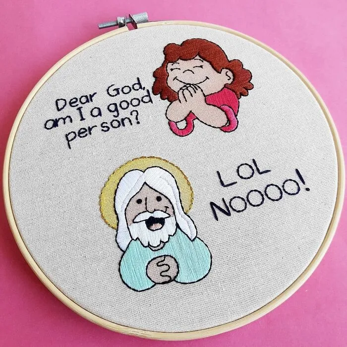 We Create Unapologetic Embroideries With Funny And Honest Quotes, And Here Are 40 Of The Best Ones