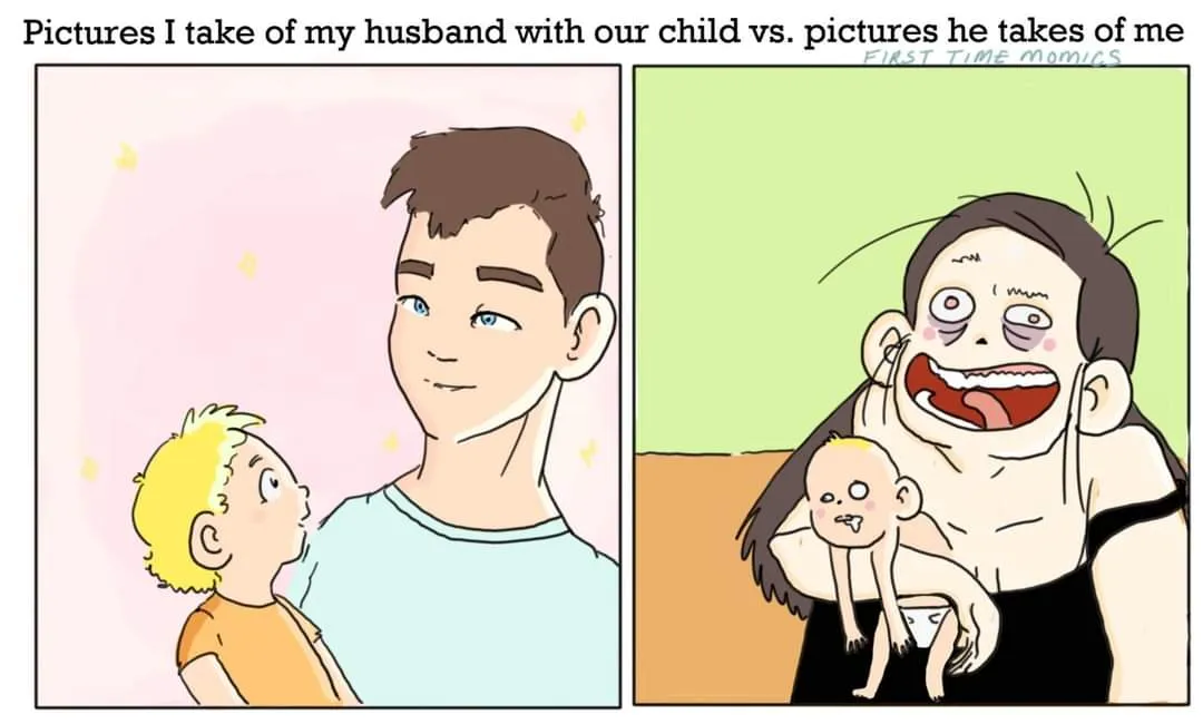 Pictures I Take Of My Husband vs. Pictures He Takes Of Me