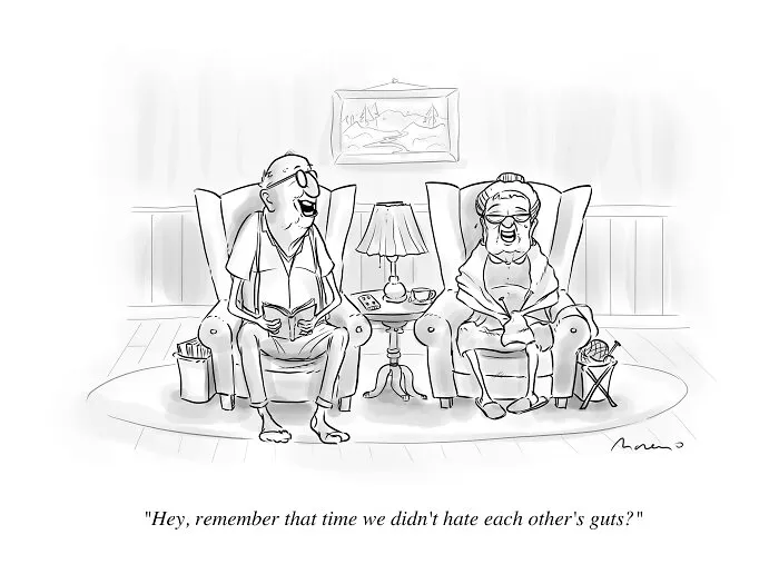 25 Absurd-Yet-Funny Cartoons I've Made That Got Rejected By "The New Yorker" (New Pics)