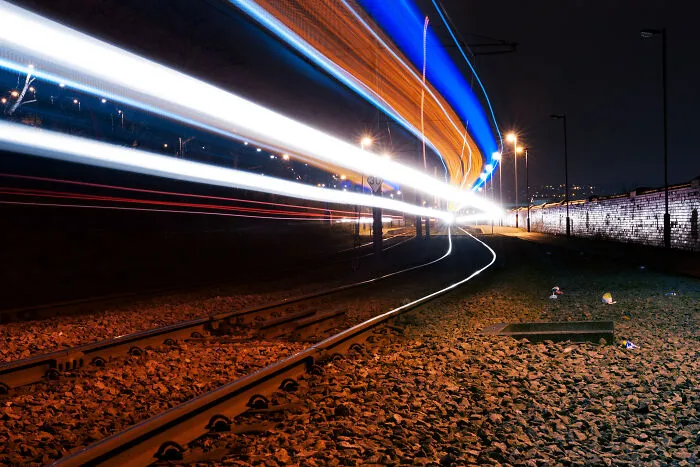 I Spent 6 Months Taking Long Exposure Pictures Of Trams To Make Them Look As If They Came From Another World (26 Pics)