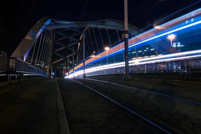 I Spent 6 Months Taking Long Exposure Pictures Of Trams To Make Them Look As If They Came From Another World (26 Pics)