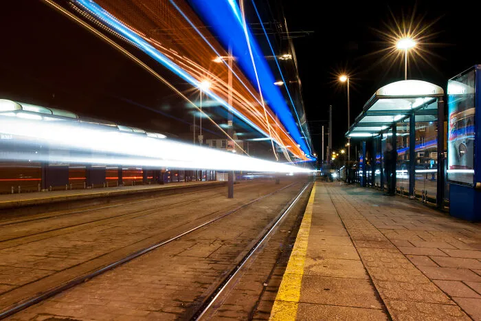 I Spent 6 Months Taking Long Exposure Pictures Of Trams To Make Them Look As If They Came From Another World (26 Pics)