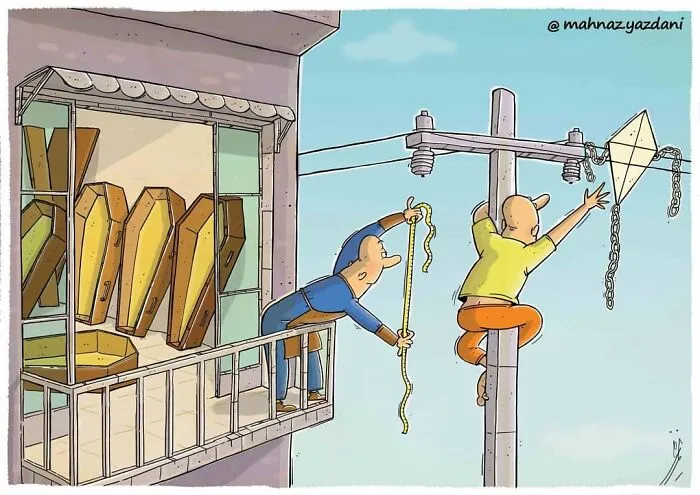 28 Ilustraciones satíricas que muestran lo que va mal con nuestra sociedad moderna