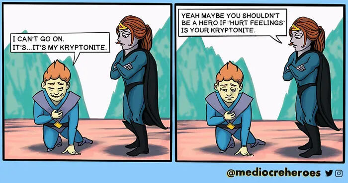 "The Mediocre Superheroes": Artists Create Comics Showing The Other Side Of The Life Of A Superhero (22 Pics)