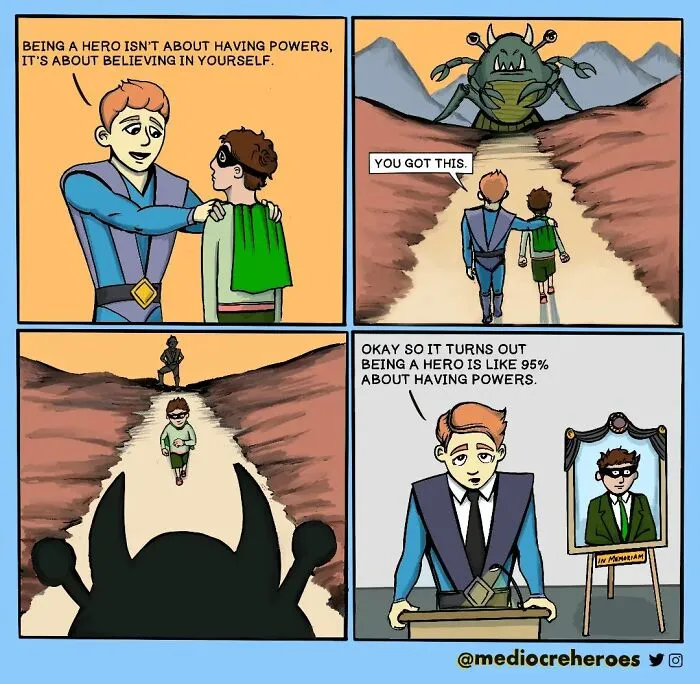 "The Mediocre Superheroes": Artists Create Comics Showing The Other Side Of The Life Of A Superhero (22 Pics)