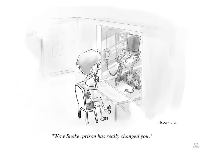 25 Absurd-Yet-Funny Cartoons I've Made That Got Rejected By "The New Yorker" (New Pics)