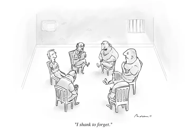 25 Absurd-Yet-Funny Cartoons I've Made That Got Rejected By "The New Yorker" (New Pics)