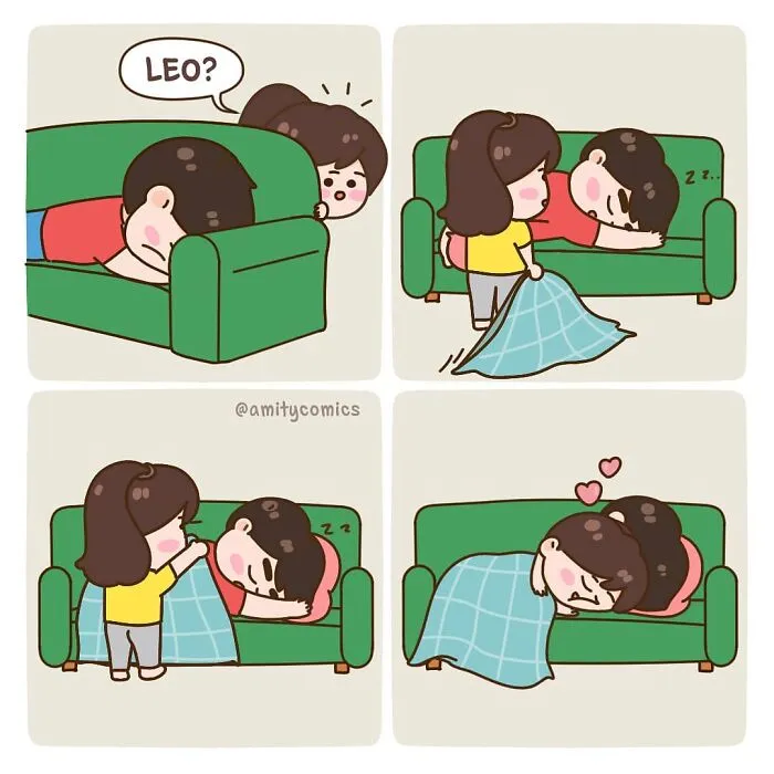 30 Comics About Everyday Life Situations And Being In A Couple Made By Leo And Lily