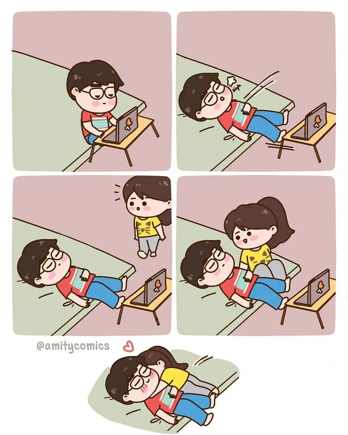 30 Comics About Everyday Life Situations And Being In A Couple Made By Leo And Lily