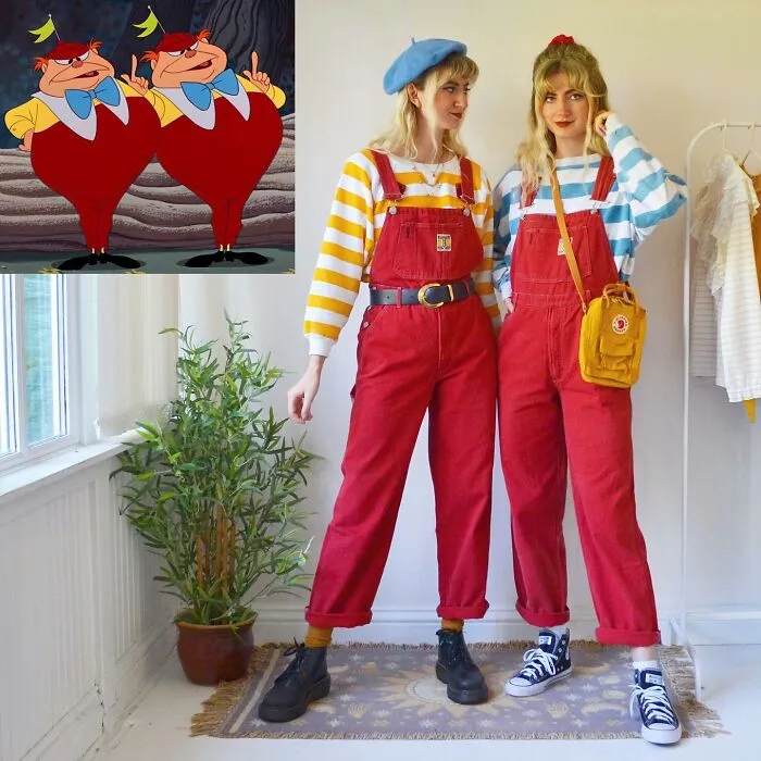 Twins Show What Pop Culture Characters Would Dress Like In Real Life (40 Pics)
