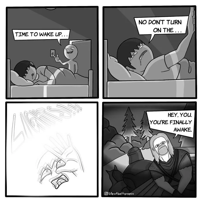 Twisted Endings: 30 Dark Humor Comics By This Artist