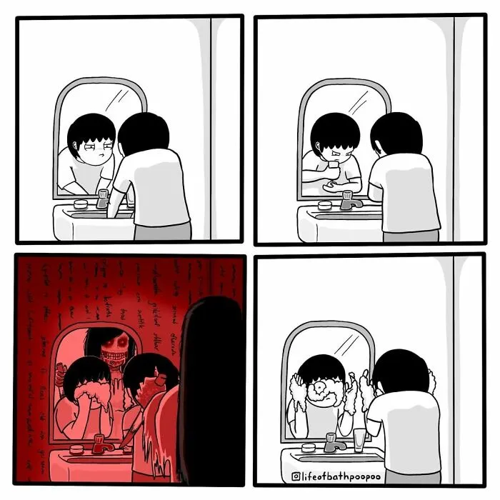 Twisted Endings: 30 Dark Humor Comics By This Artist