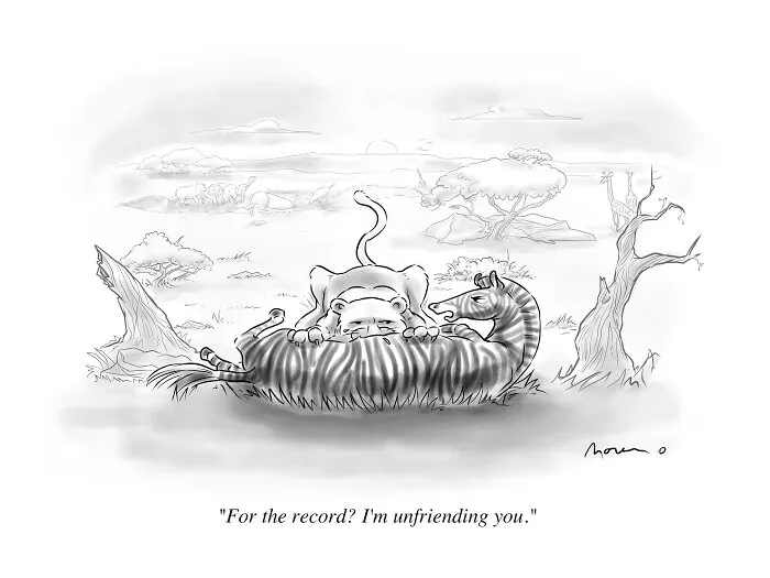 25 Absurd-Yet-Funny Cartoons I've Made That Got Rejected By "The New Yorker" (New Pics)