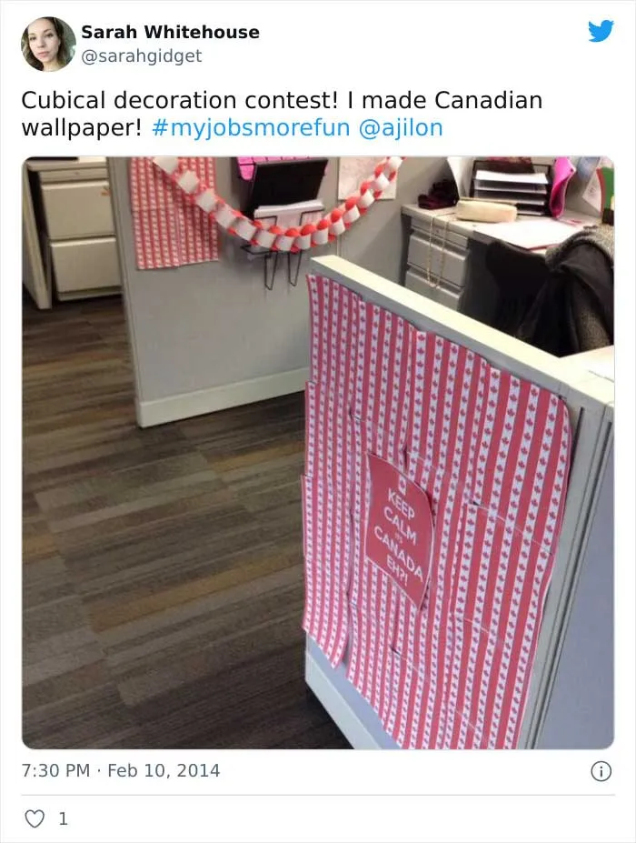 30 Times Staff Transformed Their Lifeless Office Cubicles Into Something Wonderful