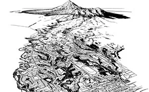 My 13 Drawings Of New Zealand Towns, Cities, And Islands With A Panoramic Perspective