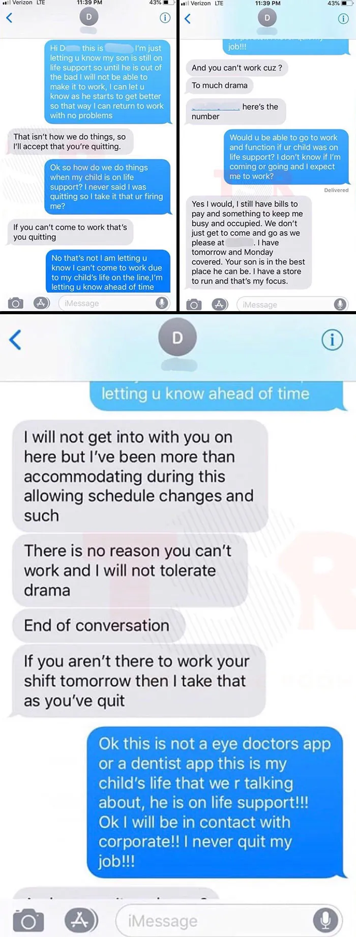 Manager Won’t Let Mom Who’s Son Is On Life Support Request Time Off