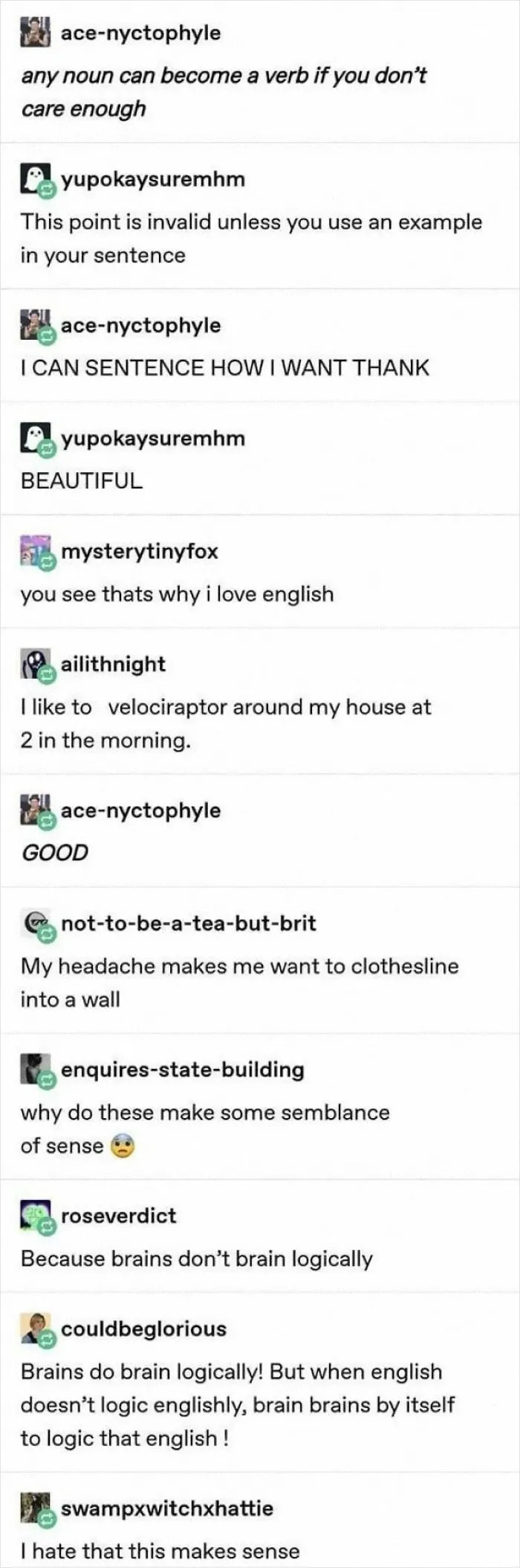 Thanks, I Hate Nouns That Are Adjectives