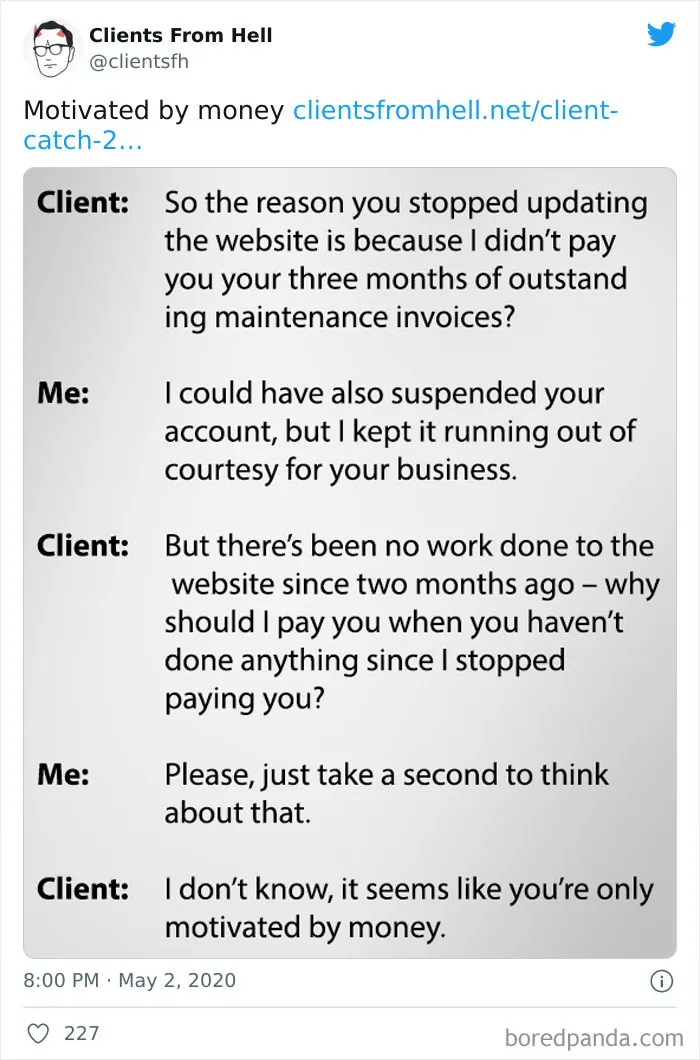 Freelancers Anonymously Share Stories Of 'Clients From Hell', And Here Are 50 Of The Worst Ones (New Pics)