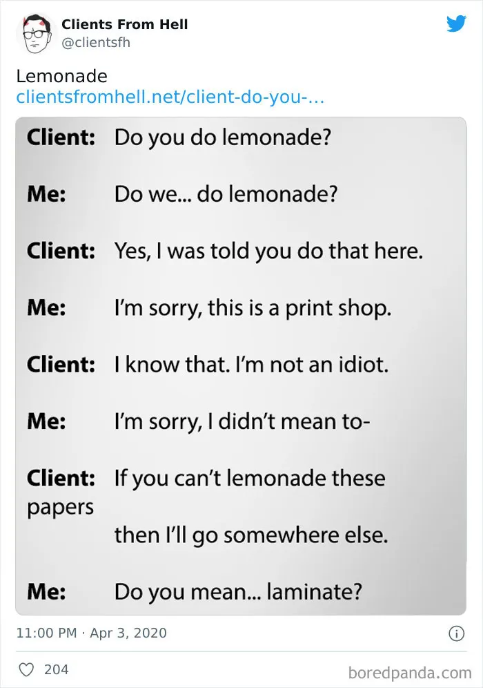 Freelancers Anonymously Share Stories Of 'Clients From Hell', And Here Are 50 Of The Worst Ones (New Pics)