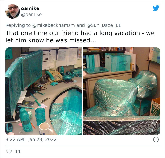 30 Times Staff Transformed Their Lifeless Office Cubicles Into Something Wonderful