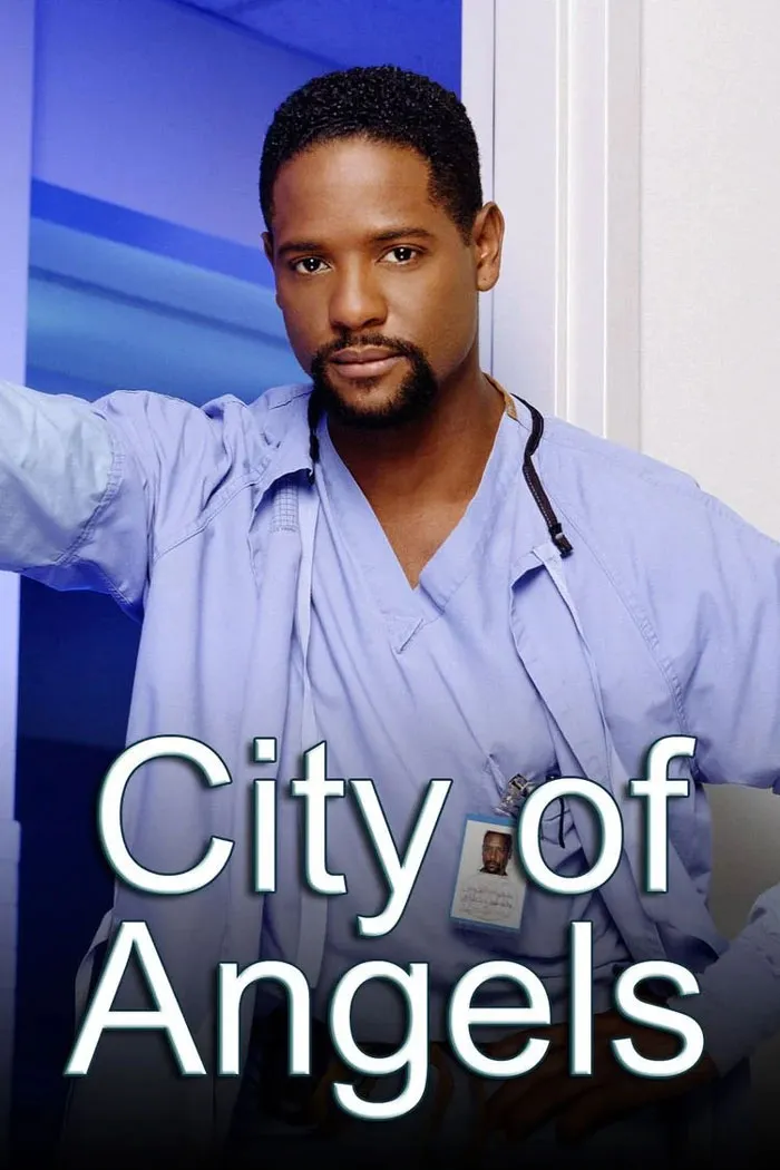 Doctor in scrubs with stethoscope from "City of Angels" TV show.