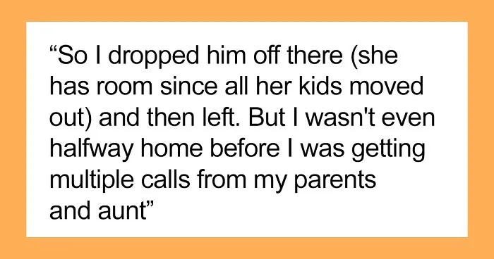 Woman Is Fed Up With Her Brother Living With Her For Free And Kicks Him Out, Gets Scolded By Her Aunt So She Drops Him Off At Her House