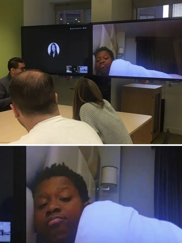 When You’re Working From Home And You Hit Video Instead Of Audio