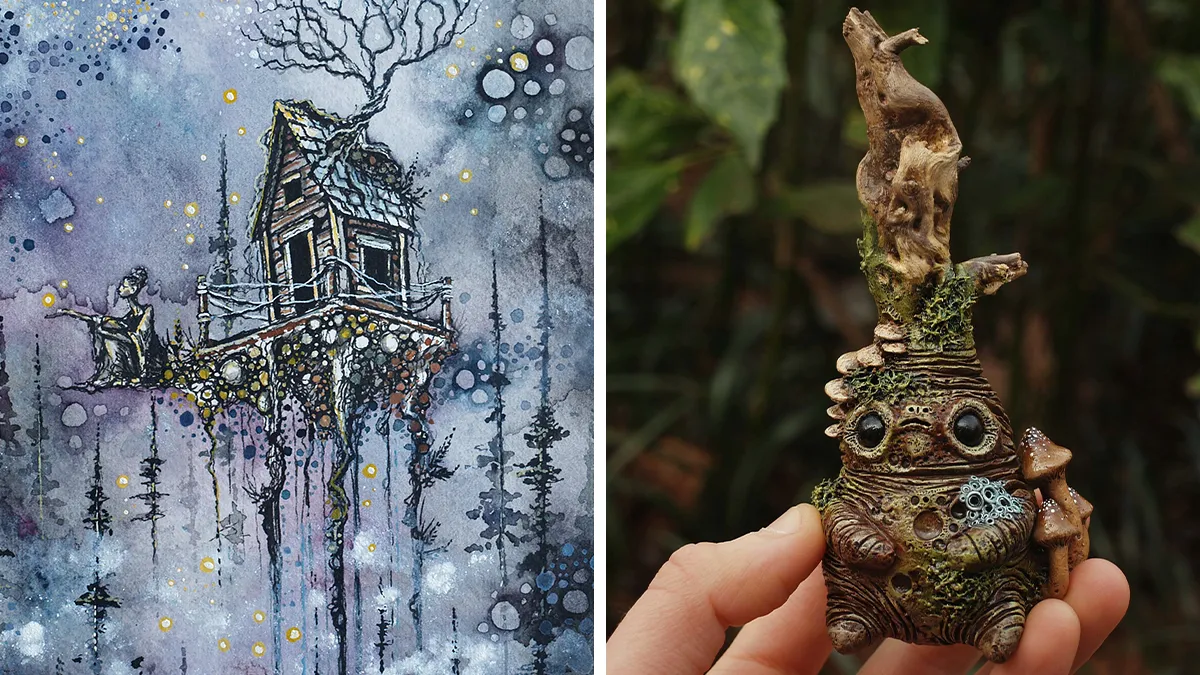 32 Fantastical Illustrations And Miniature Sculptures Created By Me
