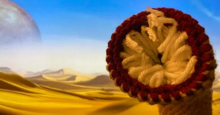 I Crochet Sandworms Inspired By The Dune Movies