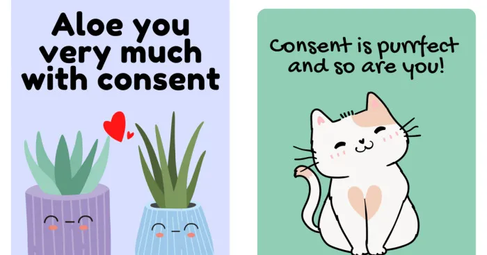 We Created Consent-Centered Valentine's Day Cards Our Society Needs (8 Pics)