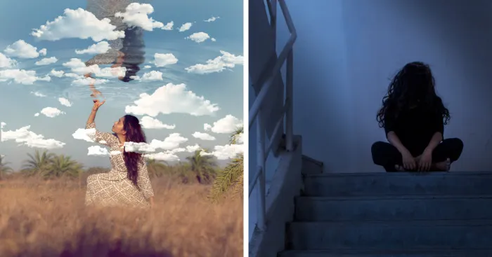 I Photographed Myself To Portray Anxiety With The Help Of Photo Manipulation