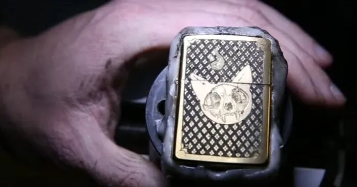 I Hand-Carved This Plain Zippo Into A Work Of Art