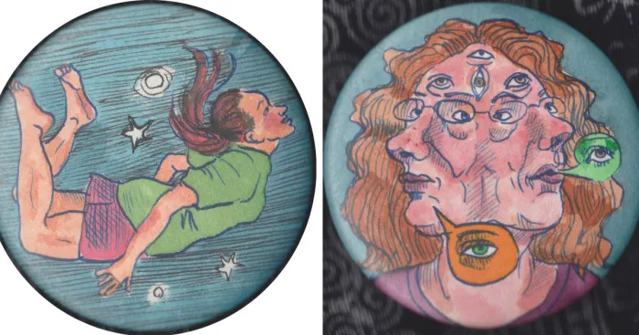I Make Art Buttons For Money (13 Pics)