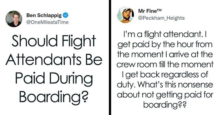 "Should Workers Be Paid While Doing Work?": Flight Attendants In The US Not Getting Paid Until The Plane Door Closes Sparks Debate Online