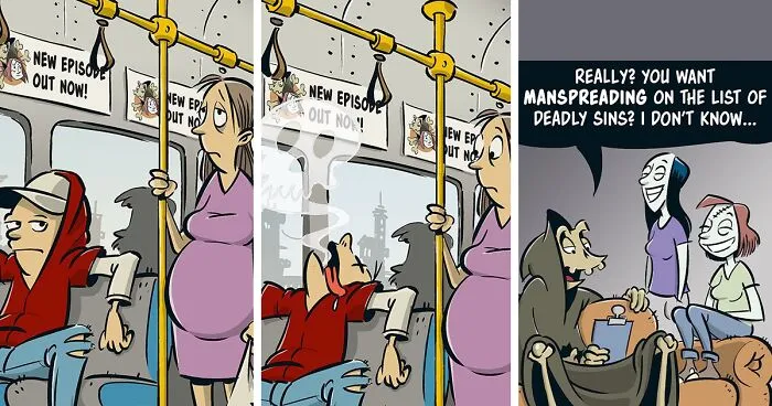 This Artist Creates Funny Comics About The Afterlife, And Here Are The Newest 30 Comics