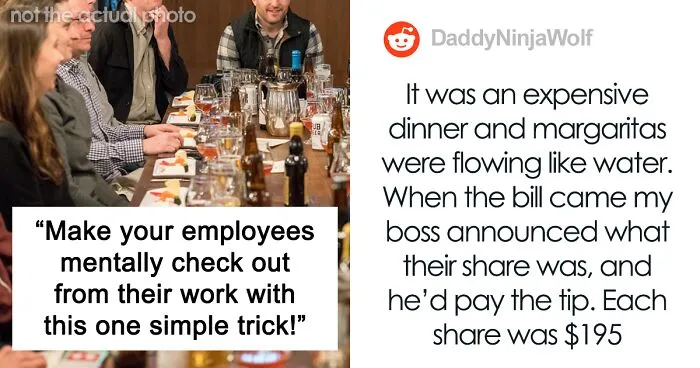 30 Times Greedy Bosses Expected Employees To Pay At Company Gatherings