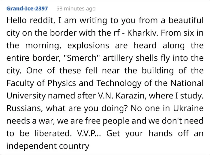 Russia Just Invaded Ukraine And People Are Going Online To Let Others Know How Scary It Is (30 Posts)
