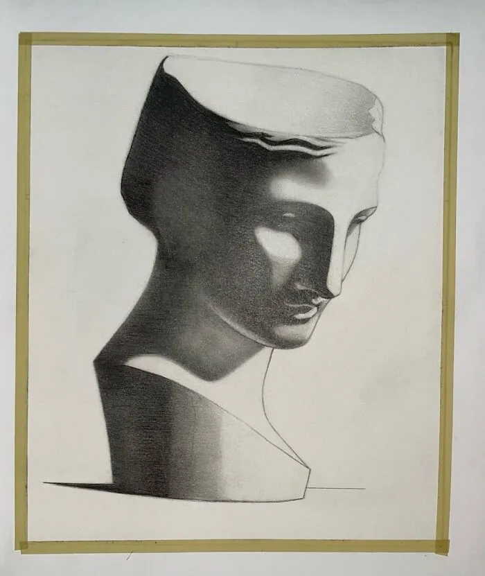 Work In Progress.  Graphite.