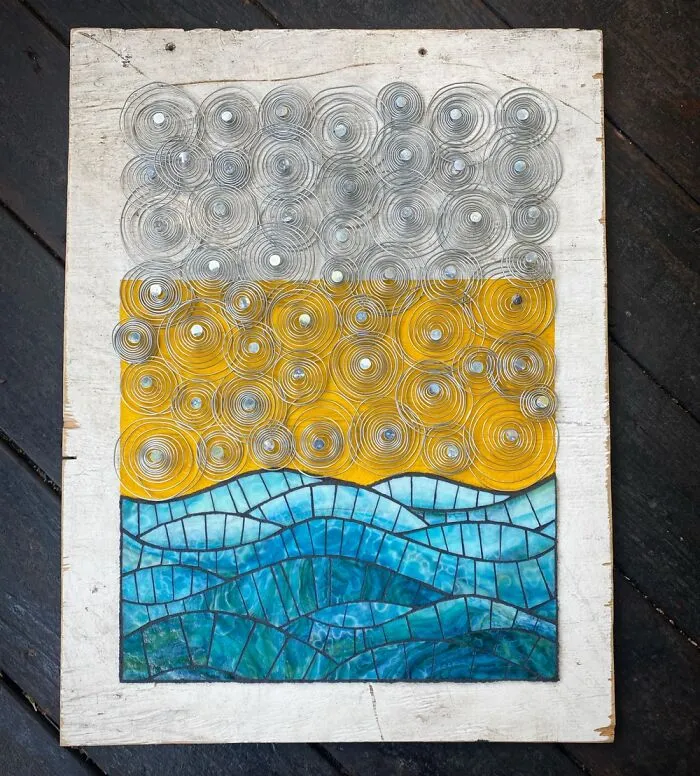 30 Times I Created Mosaic Art Using Upcycled Surfboards And Other Things