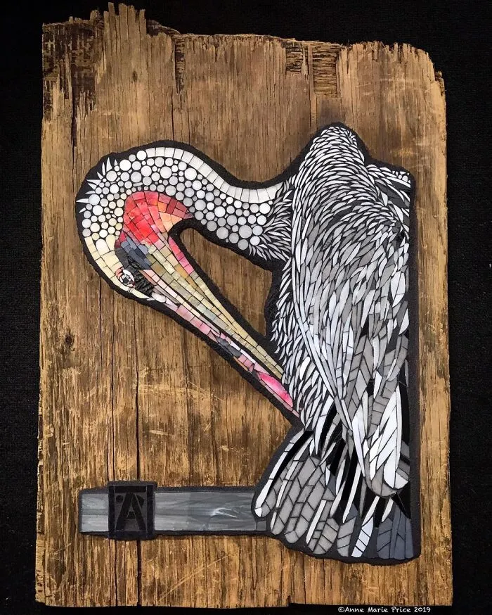 30 Times I Created Mosaic Art Using Upcycled Surfboards And Other Things