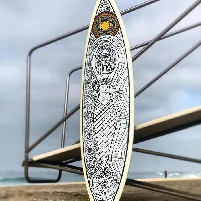 30 Times I Created Mosaic Art Using Upcycled Surfboards And Other Things
