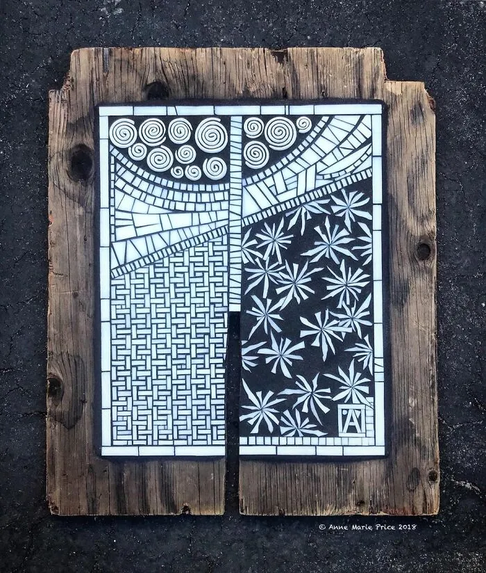 30 Times I Created Mosaic Art Using Upcycled Surfboards And Other Things