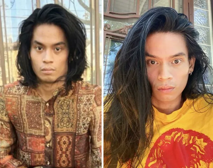 May 2020 vs. May 2021 (Does Long Hair Suit Me? Longest It’s Ever Been)