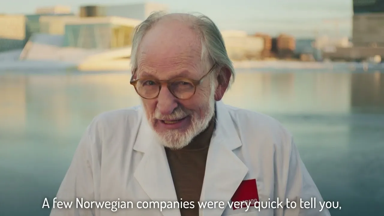 Norwegian Private Label Brand Eldorado With A Message To Will Ferrell. 12 Months After Everyone Else Reacted To His Superbowl Commercial.
