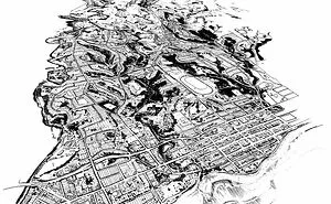 My 13 Drawings Of New Zealand Towns, Cities, And Islands With A Panoramic Perspective