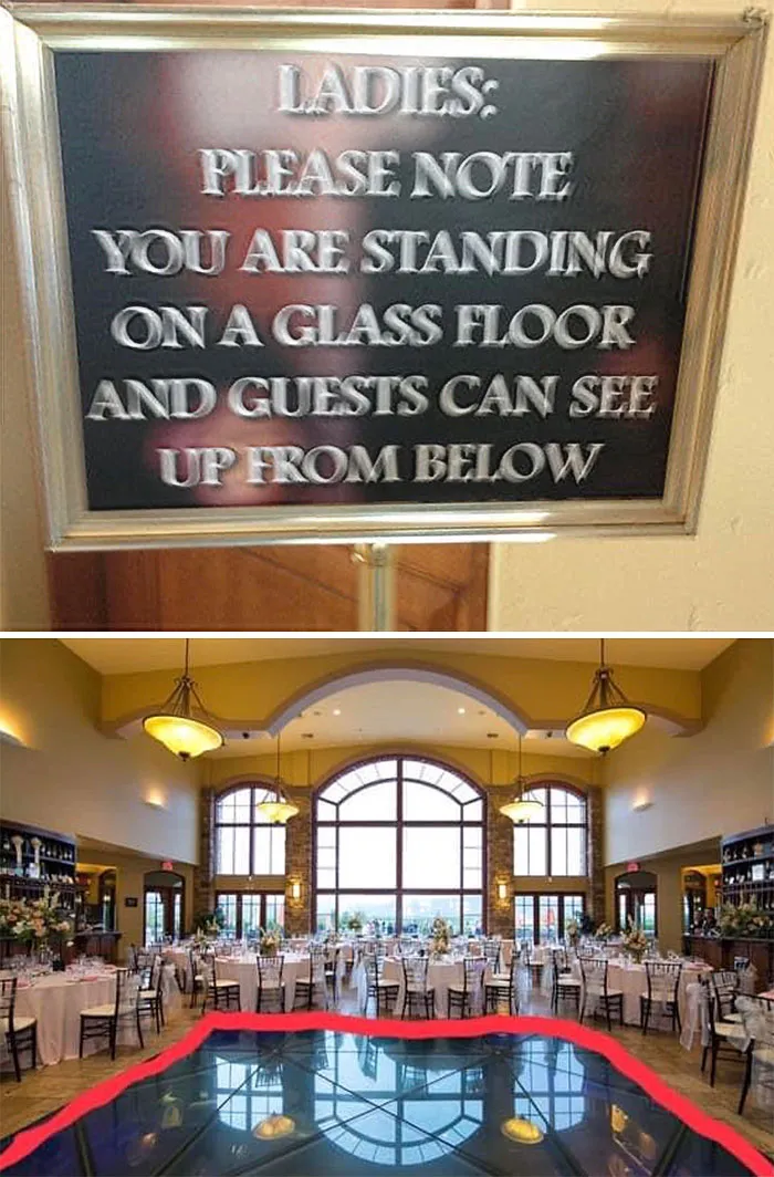 Ballroom Where Everyone Downstairs Can See Up Your Skirt