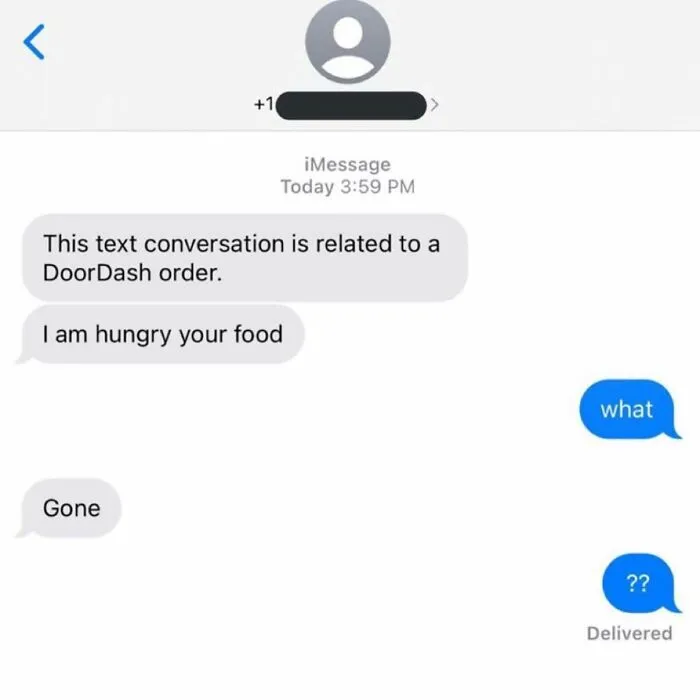 35 Texts From Food Delivery Workers That Might Make You Laugh