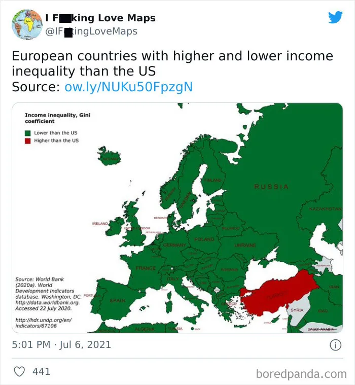 35 Unusual Maps That Might Change How You See The World, As Shared In This Online Account