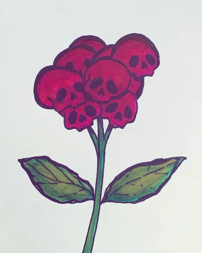 I Drew A Flower Every Day For A Year, And Here Are 40 Of My Best Works
