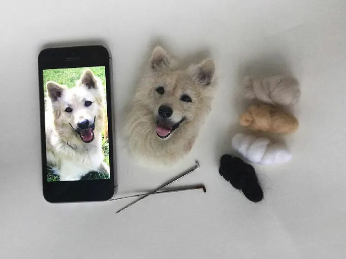 I Use Natural Sheep's Wool To Felt 3D Animal Portraits And I Love Every Model I've Created (26 Pics)